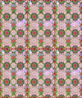 Renkli Bahar Temalı Kusursuz Arkaplan. Güzel çiçek deseni. Tarafsız ve yeşil renklerde çiçekler. Düz Çiçek Elementleri Tasarımı.