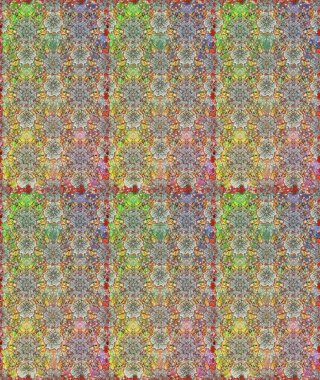 Düz Çiçek Elementleri Tasarım Raster illüstrasyonu. Gri ve nötr renkte çiçekler. Renkli Bahar Temalı, pürüzsüz bir arka plan. Çiçekli, suluboya desenli kusursuz çiçek deseni.