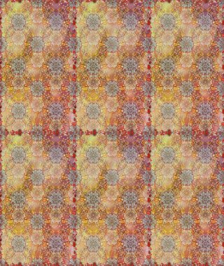 Raster illüstrasyonu. Moda baskısı. Suluboya kusursuz desen. Çiçeğin suluboya çizimlerinin mükemmel deseni. Dekorasyon ve tasarım için güzel bir desen. Eski.