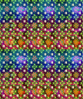 Manzaralı çiçek deseni. Üst manzara, yumuşak mavi renk tarzı. Sevgililer günü ve tebrik kartı konsepti için şık bir davetiye. Çiçek kompozisyonu, el boyası, hassas şablon..