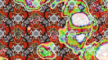 Çiçek arkaplanlı soyut zarafet eskiz deseni. Raster Güzel kumaş deseni.