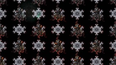 Düz Çiçek Elementleri Tasarımı. Raster. Renkli Bahar Teması çizim şablonu.