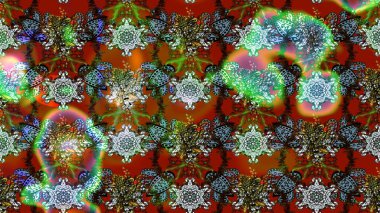 Raster illüstrasyonu. Şirin çiçek elementleri. Renkli Bahar Teması eskiz kalıbı. Taslak desenli, modaya uygun kumaş deseni. Düz Çiçek Elementleri Tasarımı.