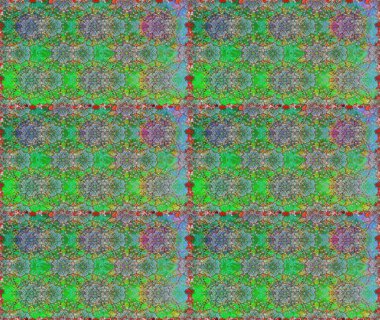 Raster suluboya çiçek deseni, narin çiçekler, yeşil ve nötr çiçekler, tebrik kartı şablonu. Raster Güzel kumaş deseni.