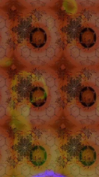 Raster deseni. Çiçekli çiçek deseni, suluboya. Süslü kumaş deseni.