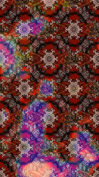 Çizim çiçek deseni duvar kağıdı, web sitesi arka planı, ambalaj kağıdı, davetiye, broşür, afiş veya web sitesi için kullanılabilir. El çizimi Raster çizimi. Parlak elementlerin.