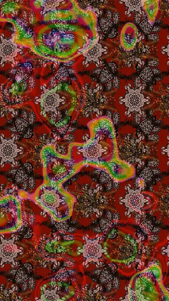 Eski model. Suluboya çizim kalıbı. Raster illüstrasyonu. Moda baskısı. Dekorasyon ve tasarım için güzel bir desen. Çiçeğin suluboya çizimlerinin zarif deseni.