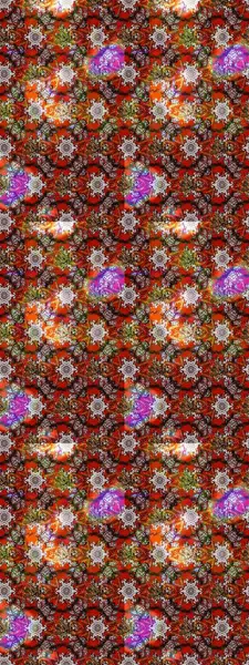 Tomurcukları papatya çiçekleri olan sevimli bir çiçek deseni. Miles Fleur, süslü püslü bir süs. Raster illüstrasyonu. Eskiz geçmişi. Eski usul. Kumaş, tekstil ve duvar kağıdı baskısı için..