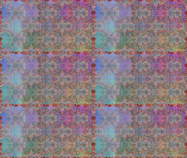 Yumuşak pamuk tasarımı. Sarma, tekstil ve duvar kâğıdı için kusursuz çiçek arkaplanı. Klasik çiçek desenli. Raster 'ın taze dokusu. Yumuşak kiremit.