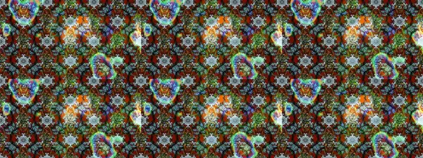 Gri, kahverengi ve mavi renkte çiçekler. Küçük çiçekteki sevimli çiçek deseni. Raster illüstrasyonu.