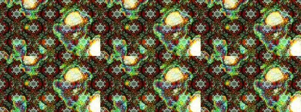 Çiçekli güzel suluboya desen. Yeşil, kahverengi ve siyah renklerde. Raster illüstrasyonu.