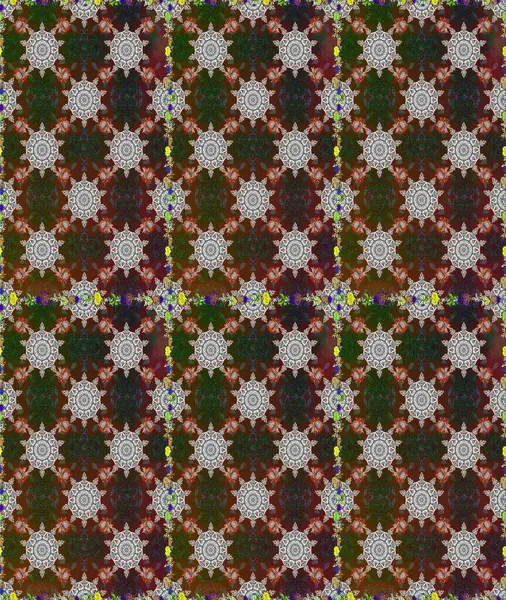 Dekorasyon ve tasarım için güzel bir desen. Eski model. Raster illüstrasyonu. Suluboya kusursuz desen. Çiçeğin suluboya çizimlerinin mükemmel deseni. Moda yazdırma.