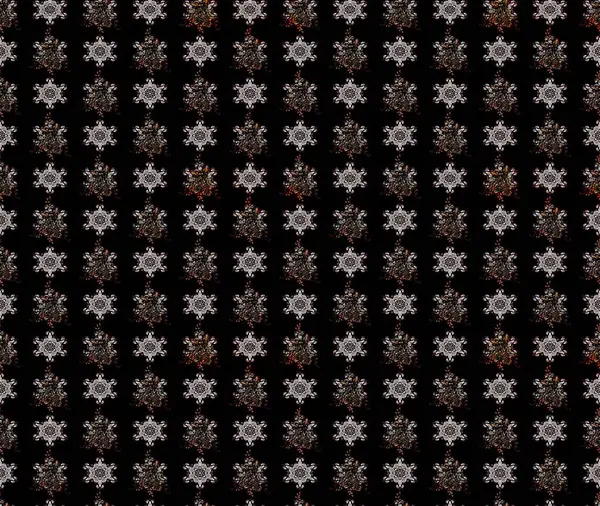 Siyah renkli çiçekler. Çiçek desenli çizim. Renkli Bahar Teması eskiz kalıbı. Düz Çiçek Elementleri Tasarımı. Asya tekstil tarzında. Raster illüstrasyonu.