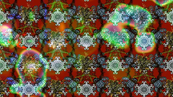 Raster illüstrasyonu. Şirin çiçek elementleri. Renkli Bahar Teması eskiz kalıbı. Taslak desenli, modaya uygun kumaş deseni. Düz Çiçek Elementleri Tasarımı.