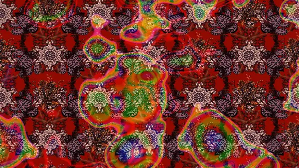 Çiçekli zambakların eskiz geçmişi. Parlak çiçekli kolaj çiçekleri kahverengi, kırmızı ve siyah. Çiçek tasarımı için inanılmaz kolaj cennet tarzı..