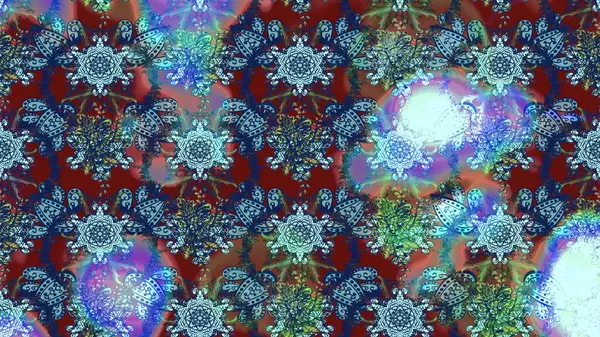 Düz Çiçek Elementleri Tasarımı. Raster. Renkli Bahar Teması çizim şablonu.