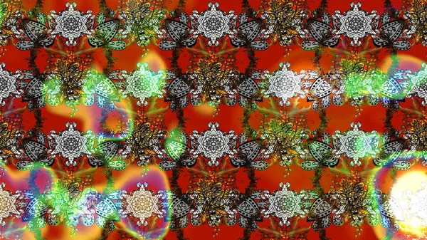 Raster illüstrasyonu. Tomurcukları çiçek olan sevimli bir çiçek deseni. Raster. Eskiz geçmişi. Kumaş, tekstil, duvar kağıdı baskısı için. Antika retro tarzı.