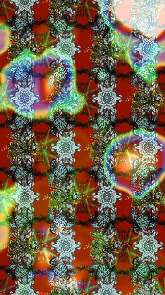 Raster deseni. Çiçekli çiçek deseni, suluboya. Süslü kumaş deseni.