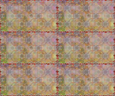 Modaya uygun kumaş deseni. Raster illüstrasyonu. Kusursuz Tony kumaş deseni. Küçük çiçekte sevimli çiçek deseni var..