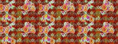 Raster illüstrasyonu. Küçük çiçekteki sevimli çiçek deseni. Çizim.