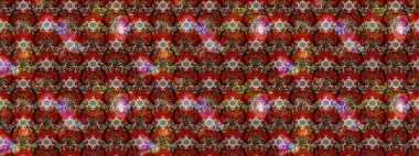 Hediye ambalaj kağıdı, tebrik kartları, posterler ve pankart tasarımı. Raster düz çiçek çizim deseni. Kahverengi, kırmızı ve siyah renkte çiçekler.