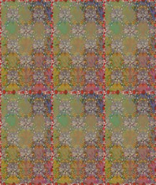 Kahverengi ve bej renklerde çiçek desenleri yok, el yapımı papatyalar, papatyalar. Tekrar eden çiçek arkaplanı, zarif kahverengi ve bej renkli çiçek duvar kağıdı..