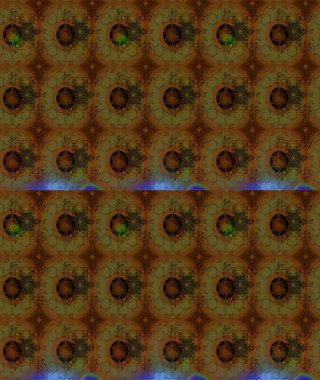 Çiçekli güzel suluboya desen. Raster illüstrasyonu. Kahverengi renklerde.