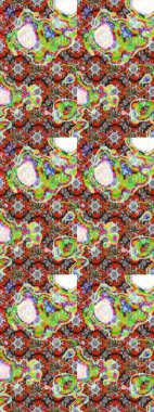 Raster düz çiçek çizim deseni. Hediye ambalaj kağıdı, tebrik kartları, posterler ve pankart tasarımı. Tarafsız, gri ve kahverengi renkte çiçekler.