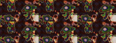 Raster illüstrasyonu. Hoş bir çiçek geçmişi var. Güzel kumaş deseni. Küçük çiçekte çizim deseni.