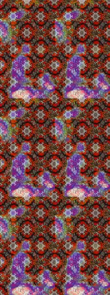 Çiçekli çiçek deseni, suluboya. Raster deseni. Süslü kumaş deseni.