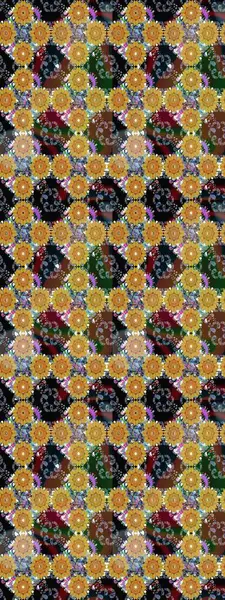 Tekstil, kumaş, kapaklar, duvar kağıtları, baskı, naylon, koleksiyon defteri, örgü, dekupaj için güzel bir eskiz. Oldukça eski bir besin torbası deseni, küçük sarı renkte, çiçekler. Millefleurlar.