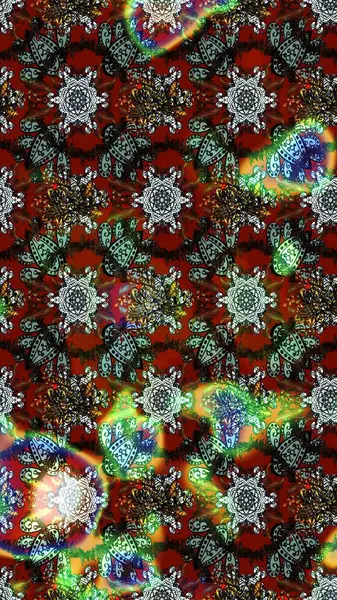 Raster Moda kumaş deseni. Şirin çiçekler. Çizgi çizimi deseni.