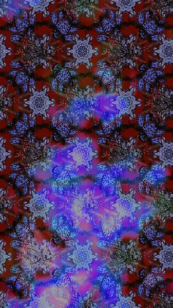 Düz Çiçek Elementleri Tasarım Raster illüstrasyonu. Mor, mavi ve gri renkte çiçekler. Renkli Bahar Teması eskiz kalıbı. Çiçek eskiz kalıbı geçmişi.