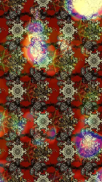 Raster hisseleri. Suluboya, elle çizilmiş. Eskiz arkaplan modeli. Çiçekler kahverengi, kırmızı ve gri.