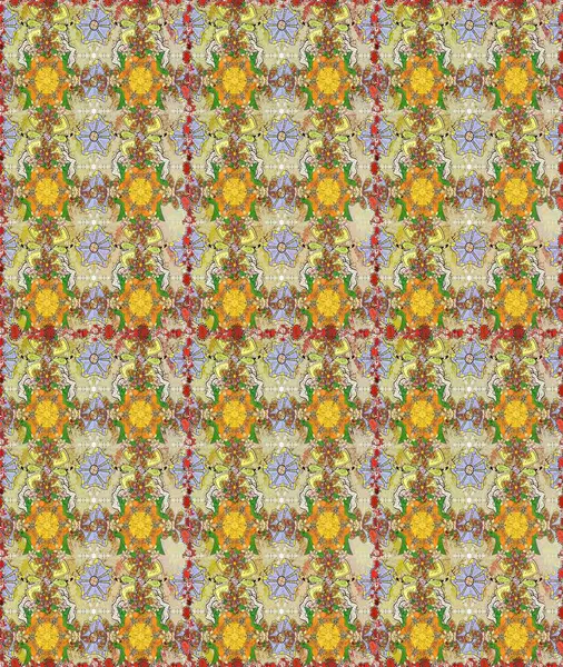 Tarafsız ve bej renklerde çiçeklerle kusursuz çiçek deseni. Suluboya tarzında tarafsız ve bej renkte çiçekler.