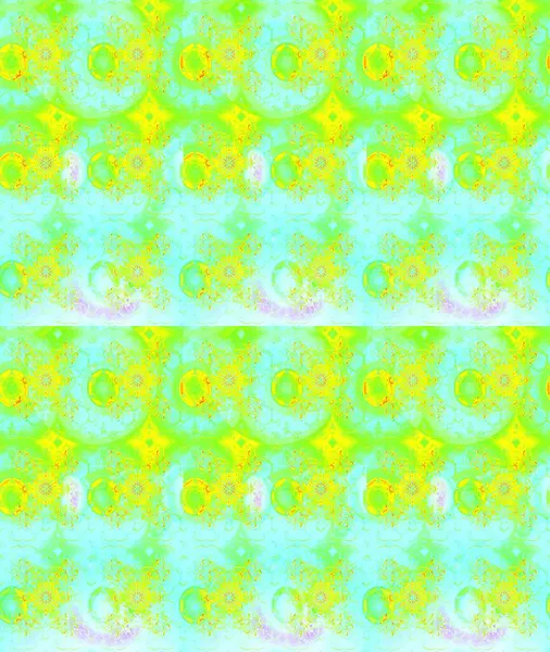 Raster illüstrasyonu. Yumuşak, yeşil renkli bahar çiçekleri. Raster çiçek desenli ve çiçekli..