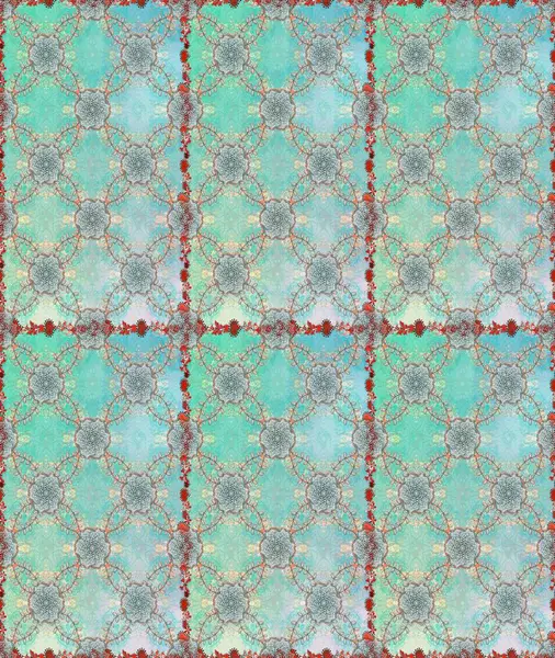 Çiçekler. Vadinin çiçekleri mavi ve nötr renklerde. Soyut etnik raster pürüzsüz desen.