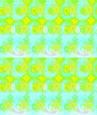 Raster illüstrasyonu. Yumuşak, yeşil renkli bahar çiçekleri. Raster çiçek desenli ve çiçekli..