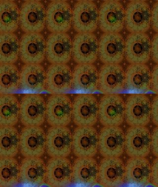 Çiçekli güzel suluboya desen. Raster illüstrasyonu. Kahverengi renklerde.