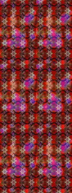 Soyut etnik raster çizim kalıbı. Kabile sanatı boho baskısı, klasik çiçek arkaplanı. Arkaplan dokusu, duvar kağıdı, çiçek teması kahverengi, kırmızı ve pembe renkler.