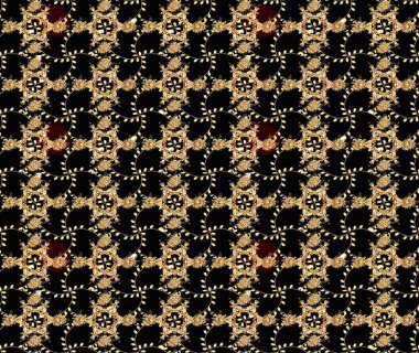 Çiçek deseni duvar kağıdı, desen dolguları ve web sayfası arka planı için kullanılabilir. Şekil verilmiş çiçeklerle eskiz deseni. Süslü zentangle çizim dokusu, soyut çiçeklerle süslenmiş..