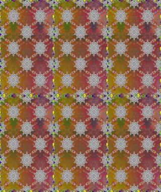 Raster güzel kumaş deseni. Soyut zerafet çiçek arka plan ile seamless modeli.