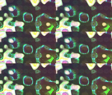 Kahverengi renkli çiçekler. Çiçekli karalama şeklinde Raster çiçek deseni. Yumuşak, bahar çiçekli arka plan.