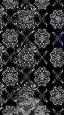 Hoş bir çiçek geçmişi var. Güzel kumaş deseni. Küçük bir çiçekte eskiz deseni. Raster illüstrasyonu.