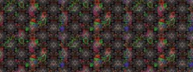 Çiçekli yumuşak bir eskiz şekli. Raster illüstrasyonu. Yumuşak, bahar çiçekleri siyah renklerde. Raster çiçekleri klasik tarzda resmedilir..