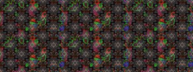 Çiçekli yumuşak bir eskiz şekli. Raster illüstrasyonu. Yumuşak, bahar çiçekleri siyah renklerde. Raster çiçekleri klasik tarzda resmedilir..