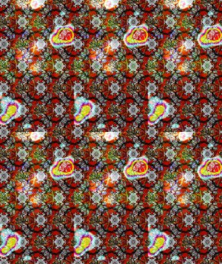 Suluboya çiçekli çiçek deseni. Gri renkli Asya tekstili. Raster illüstrasyonu.