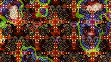 Raster Moda kumaş deseni. Çizgi çizimi kalıbı. Şirin çiçekler..