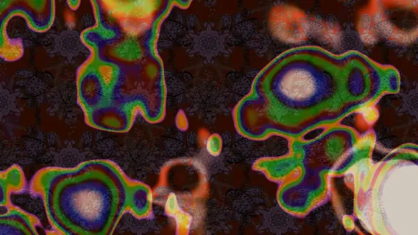 Raster illüstrasyonu. Küçük bir çiçekte eskiz deseni. Hoş bir çiçek geçmişi var. Güzel kumaş deseni.