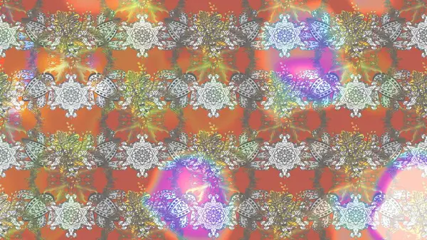 Raster illüstrasyonu. 3D çiçekler, eskiz. Gri, nötr ve bej renklerde.